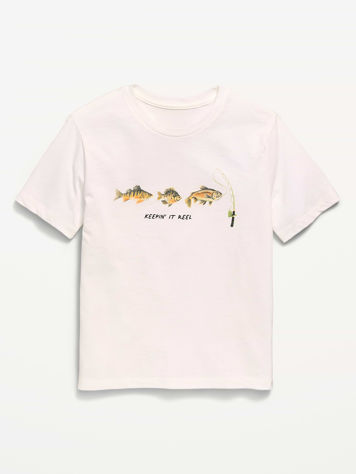 Image 1 of 2, crew neck, short sleeves, graphic at front, Product #894065