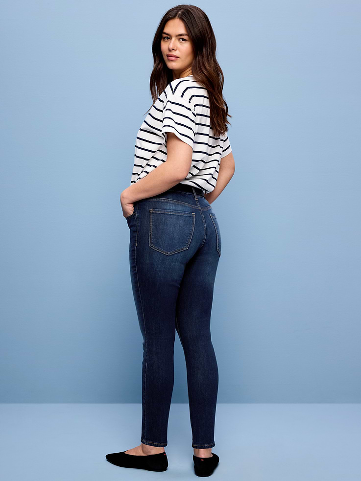 Image number 8 showing, Mid-Rise Rockstar Super-Skinny Jeans