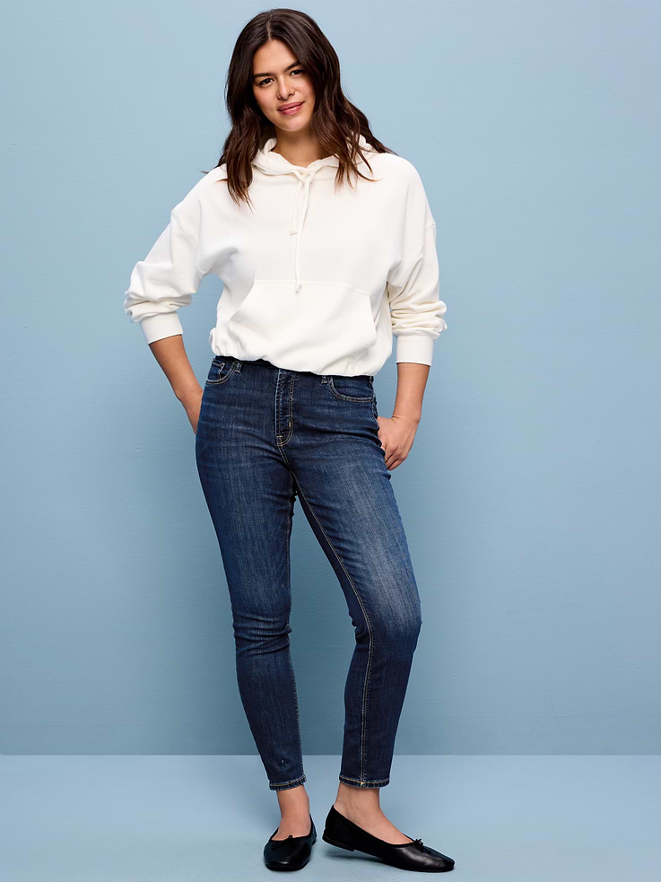 Image number 8 showing, High-Waisted Rockstar Super-Skinny Jeans