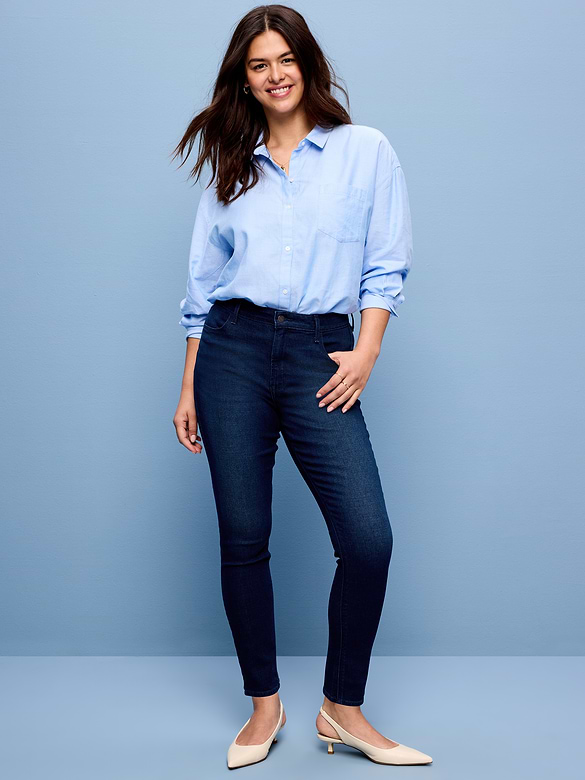 High-Waisted Wow Super-Skinny Jeans