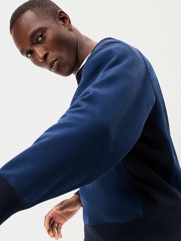 Oversized Heavyweight Crew-Neck Sweatshirt