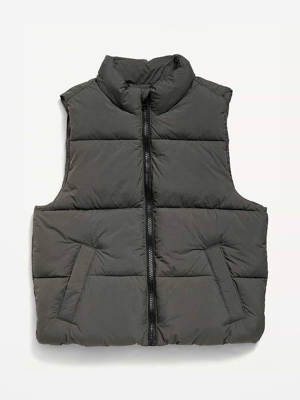 Frost-Free Water-Resistant Puffer Vest for Boys