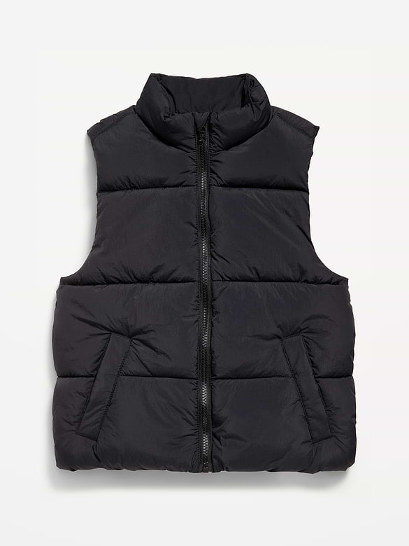 Frost-Free Water-Resistant Puffer Vest for Boys