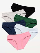 L'image numéro 1 présente Culotte bikini pour fille (paquet de 6)
