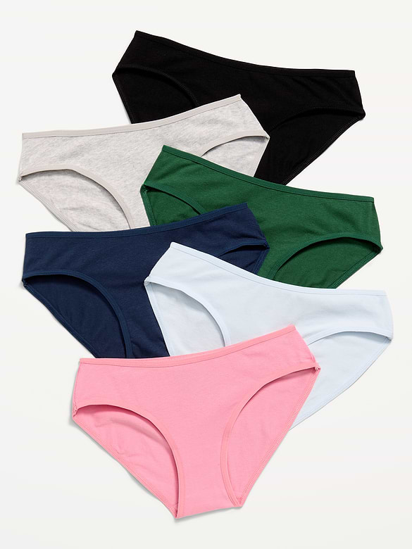 Bikini Underwear 6-Pack for Girls
