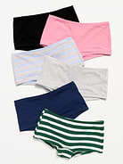 Image number 1 showing, Boyshorts Underwear 6-Pack for Girls