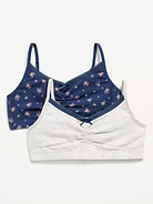 Image number 1 showing, Cami Bra 2-Pack for Girls