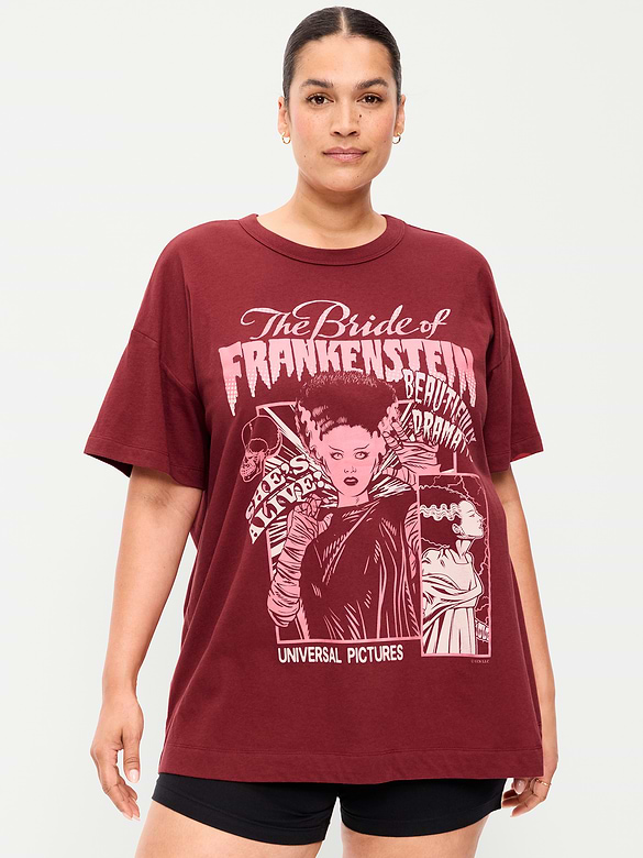 Oversized Graphic Tunic T-Shirt
