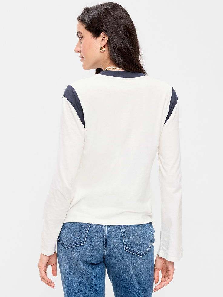 Image number 2 showing, EveryWear Long-Sleeve Graphic T-Shirt