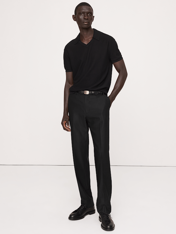 Signature Italian Hopsack Suit Pant