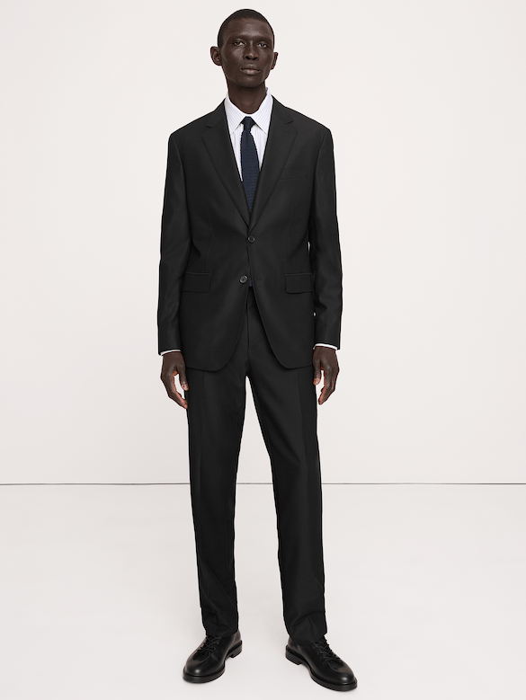 Signature Italian Hopsack Suit Jacket