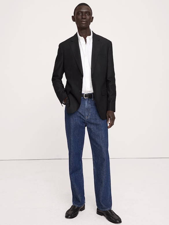 Signature Italian Hopsack Suit Jacket
