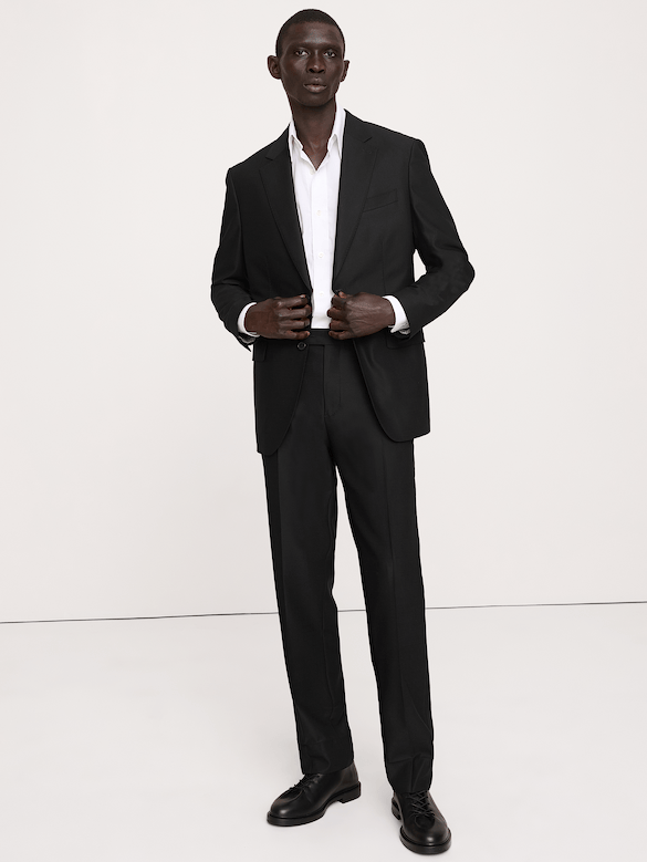 Signature Italian Hopsack Suit Pant