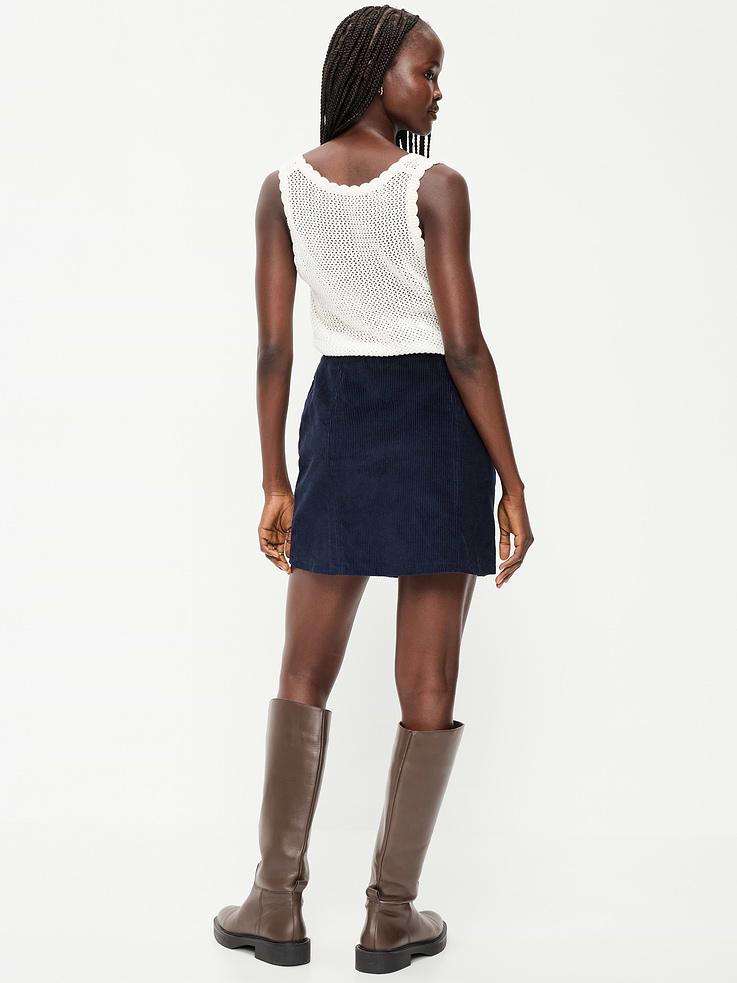 Image number 3 showing, Corduroy Mini Skirt