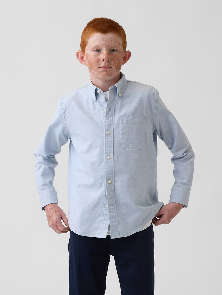 Image number 1 showing, Kids Uniform Oxford Shirt