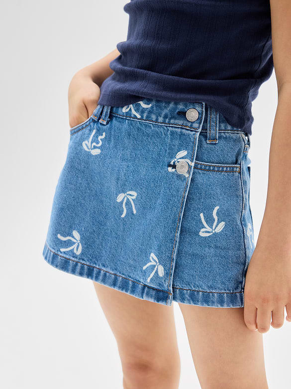 Kids Denim Skort