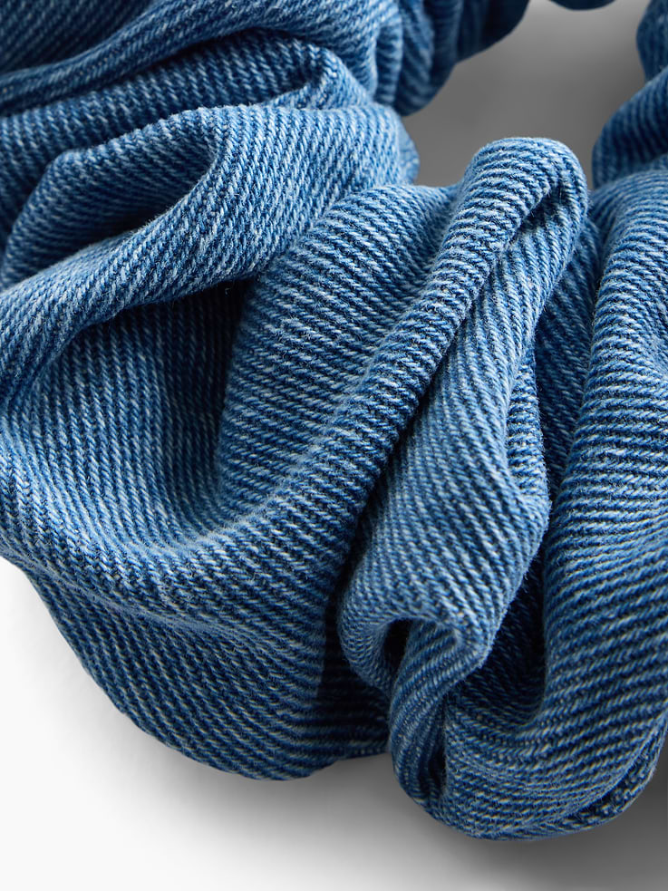 Image number 2 showing, Denim Scrunchie