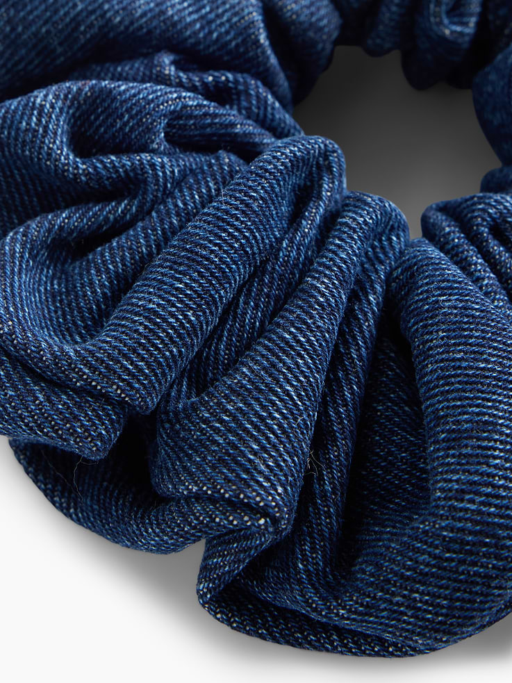Image number 2 showing, Denim Scrunchie
