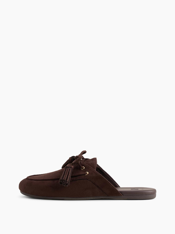 Image number 5 showing, Vegan Suede Tassel Moc Mules