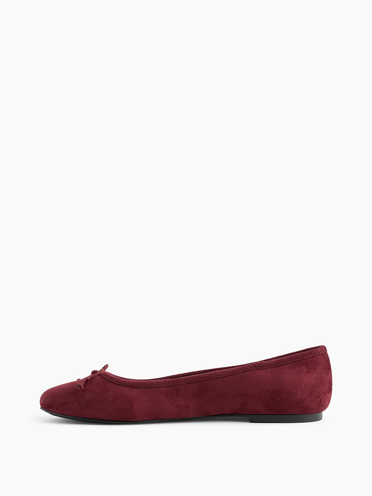 Image number 4 showing, Vegan Suede Ballet Flats