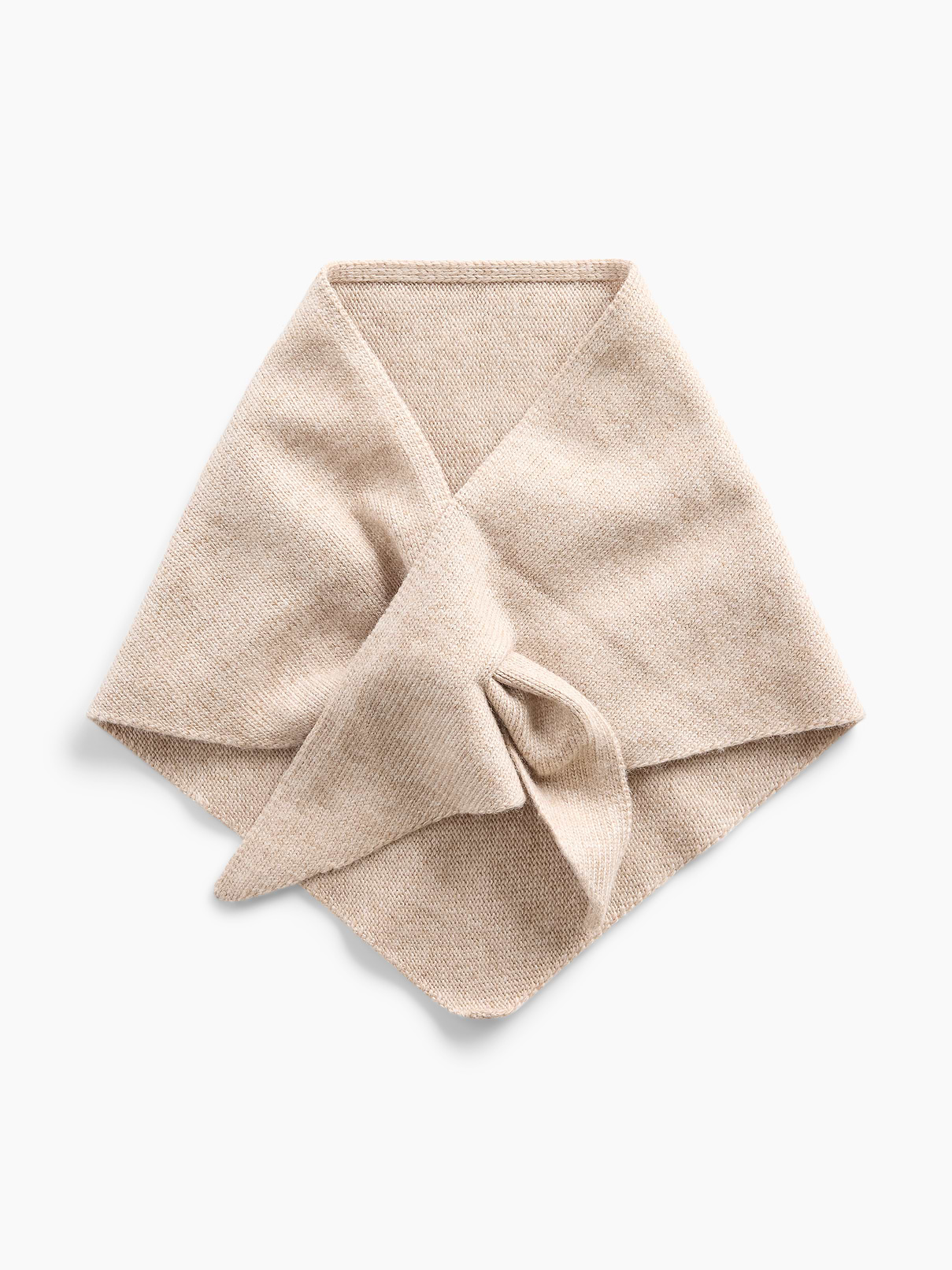 L'image numéro 1 présente Écharpe triangulaire en tricot
