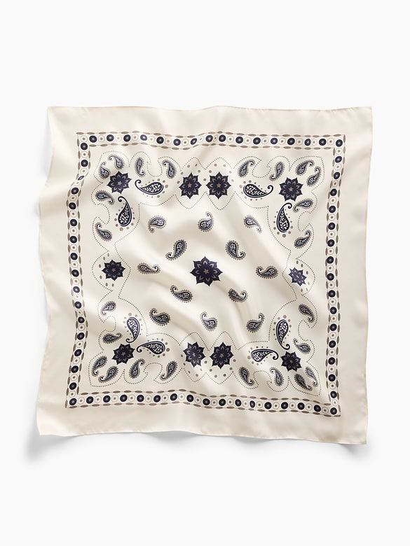 100% Silk Bandana