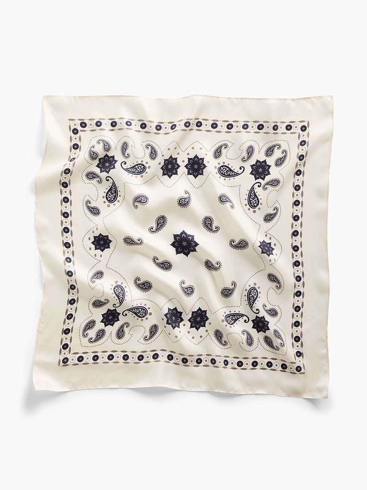 Image number 1 showing, 100% Silk Bandana