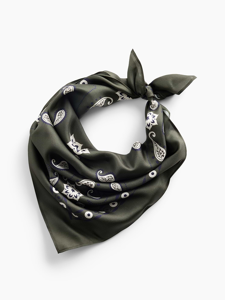 Image number 2 showing, 100% Silk Bandana