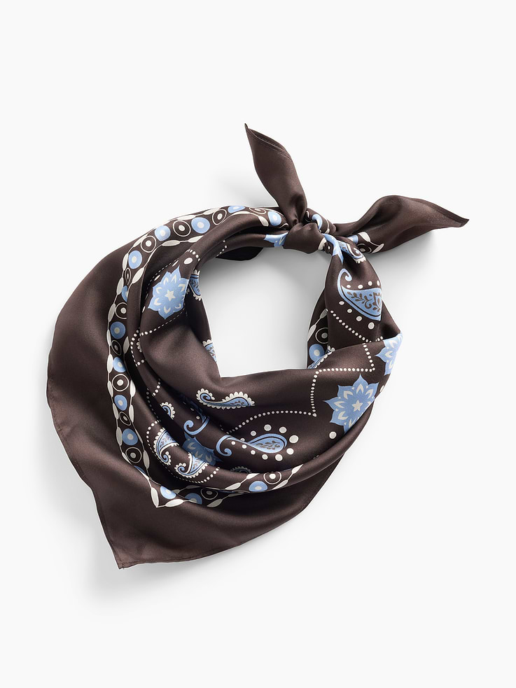 Image number 3 showing, 100% Silk Bandana