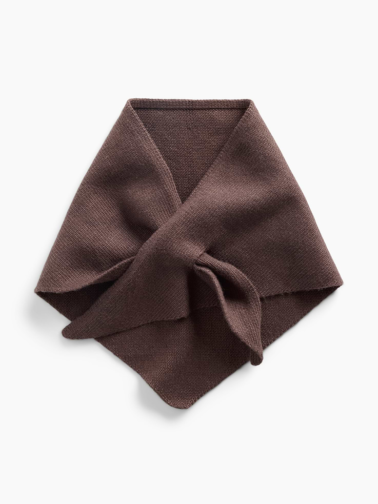 Image number 1 showing, Knit Triangle Scarf
