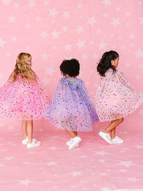 Sweet Wink Confetti Cape