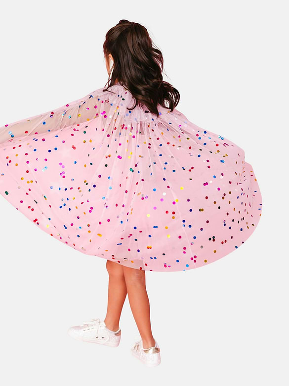 Sweet Wink Confetti Cape