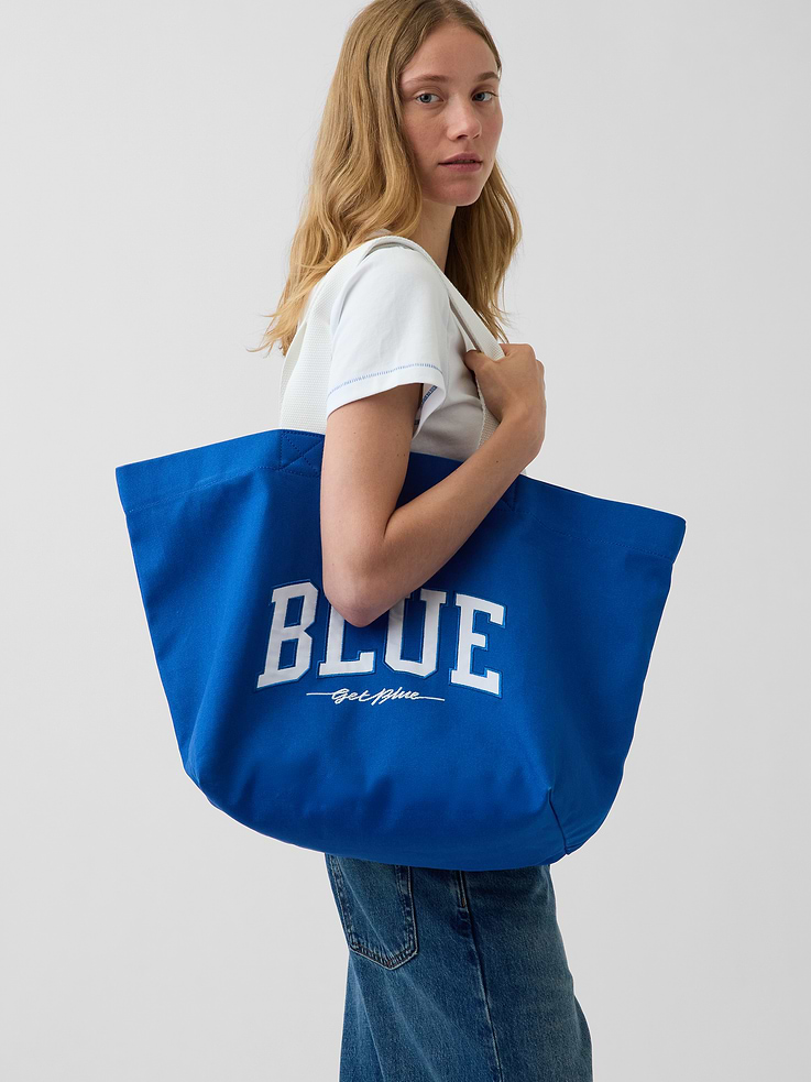 Image number 2 showing, Get Blue Canvas Tote Bag