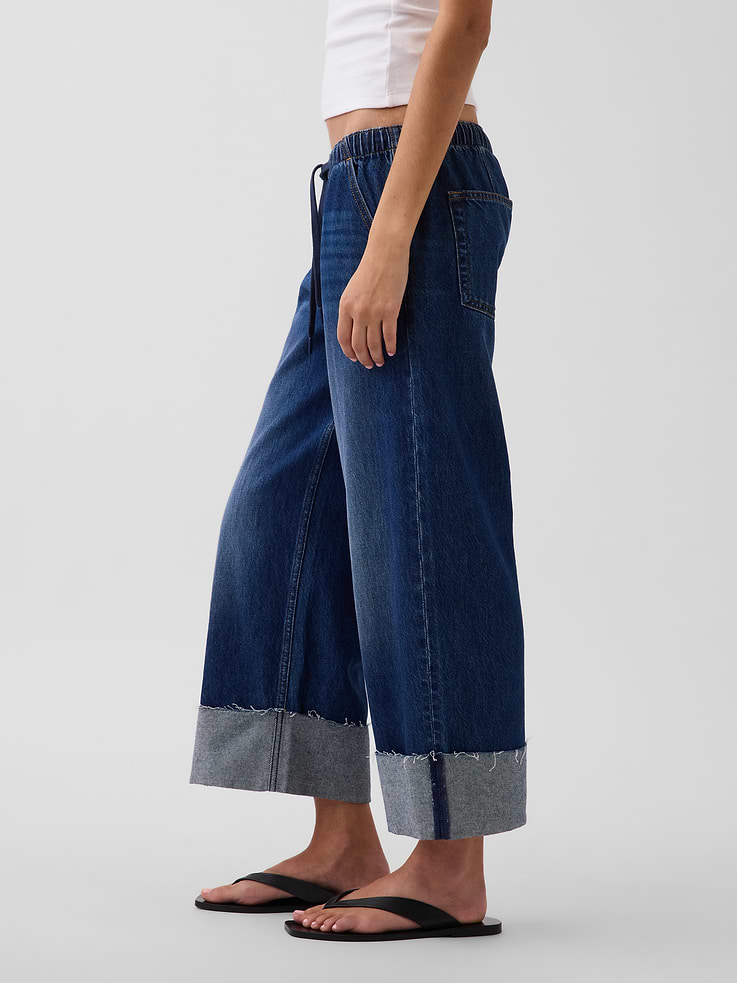 Image number 3 showing, Low Rise '90s Loose Easy Crop Jeans