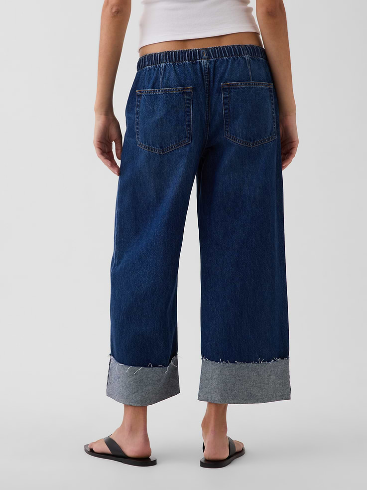 Image number 4 showing, Low Rise '90s Loose Easy Crop Jeans
