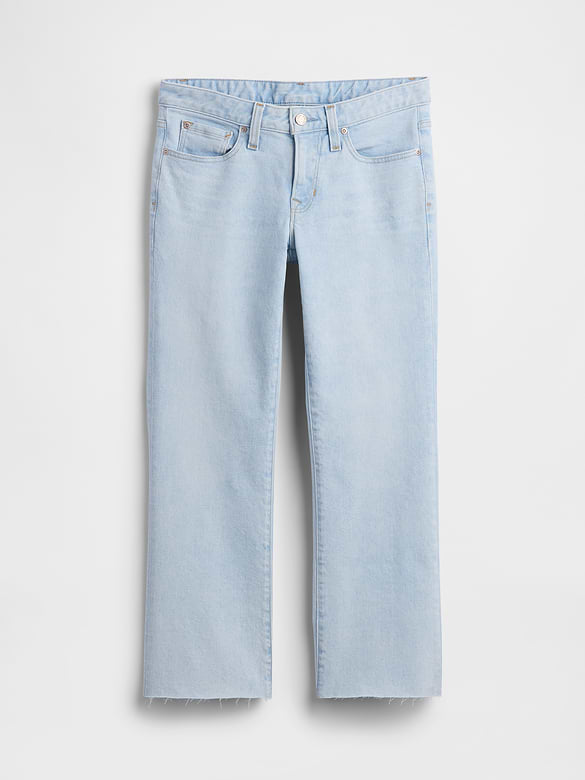 Low Rise Long & Lean Crop Jeans