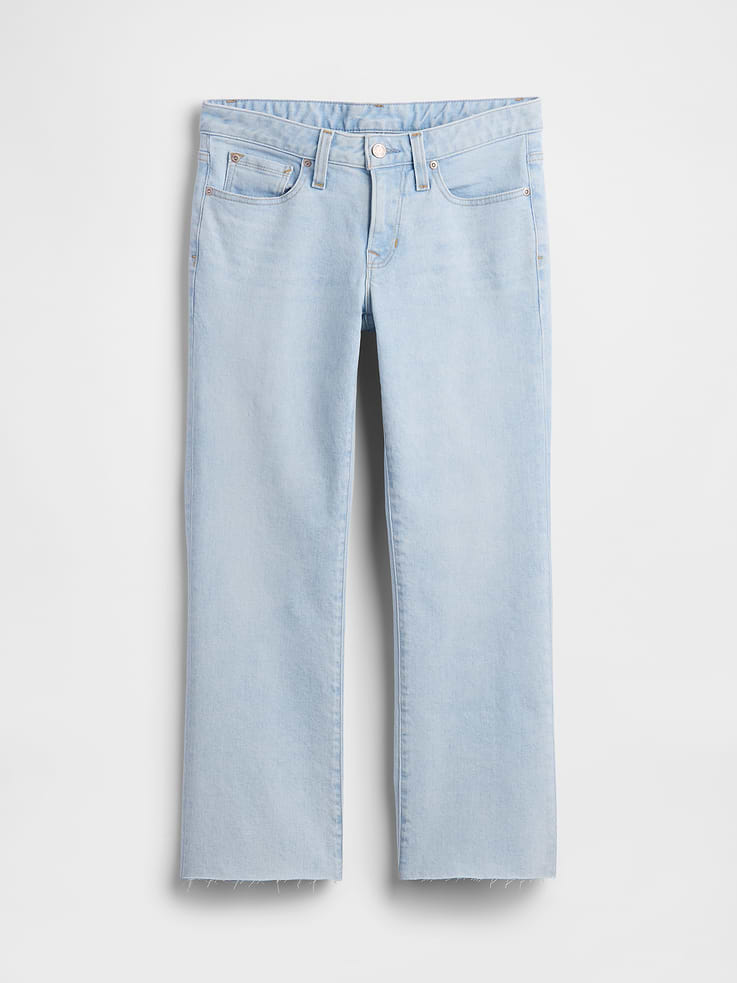 Image number 5 showing, Low Rise Long & Lean Crop Jeans