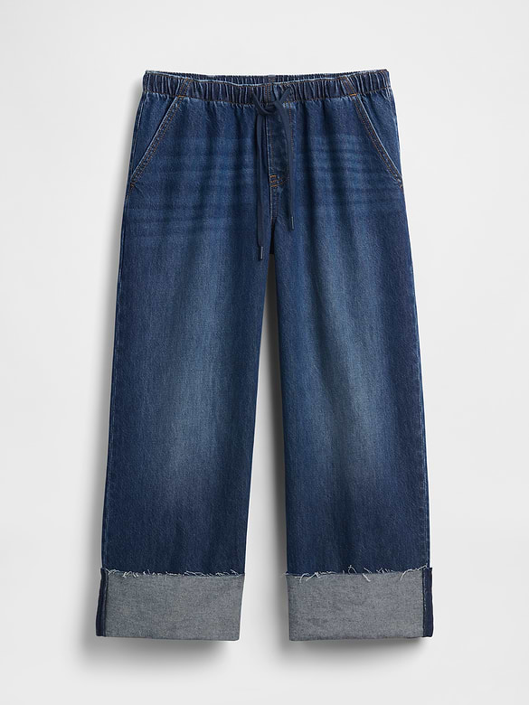 Low Rise '90s Loose Easy Crop Jeans