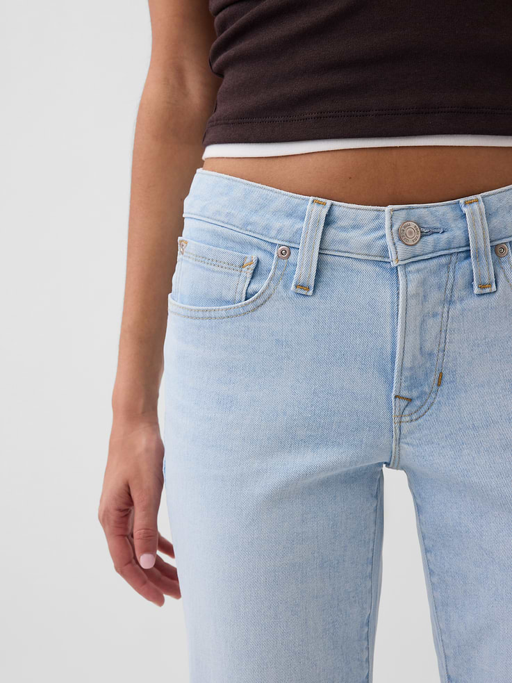 Image number 6 showing, Low Rise Long & Lean Crop Jeans