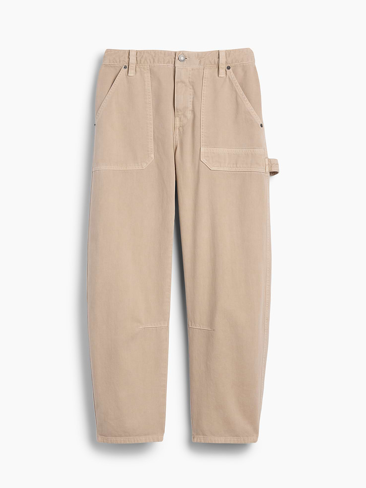 Image number 7 showing, Mid Rise Barrel Utility Ankle Pants