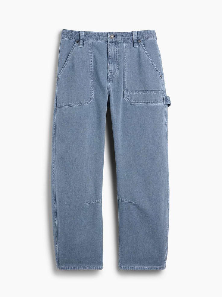Image number 6 showing, Mid Rise Barrel Utility Ankle Pants
