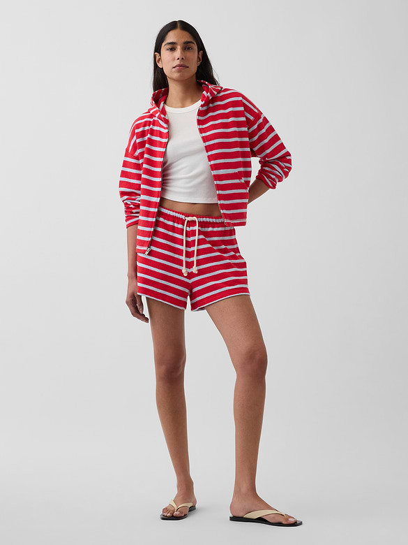 3.5" Towel Terry Relaxed Easy Shorts