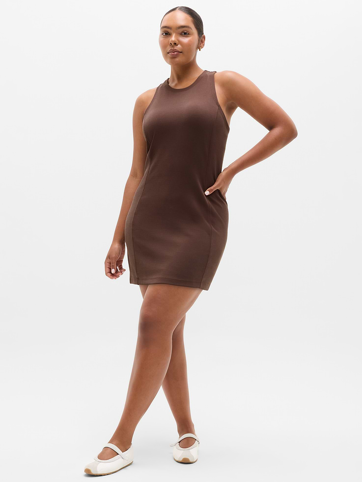 Image number 5 showing, Seasoft Rib Mini Tank Dress