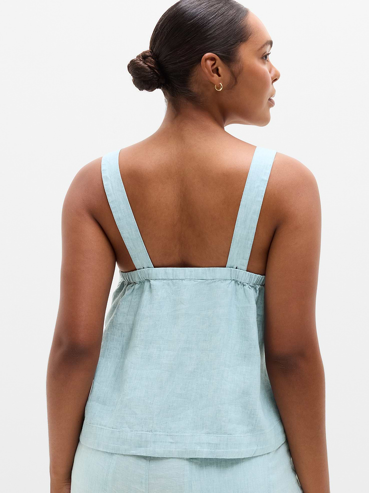 Image number 6 showing, Retreat Linen Tank