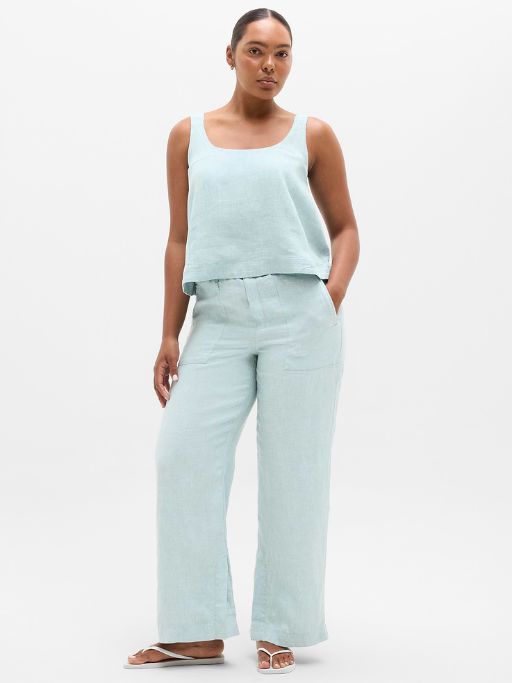 Image number 5 showing, Retreat Linen Tank