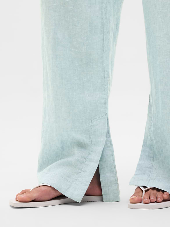 Retreat Linen High Rise Wide Leg Pant