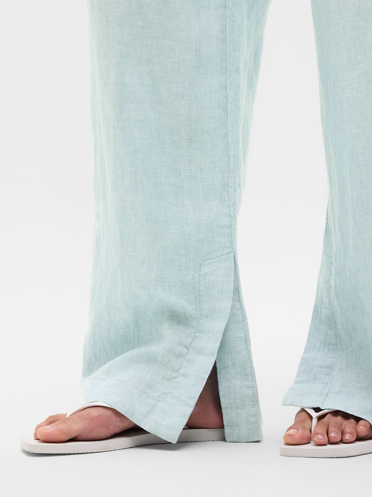 Image number 5 showing, Retreat Linen High Rise Wide Leg Pant