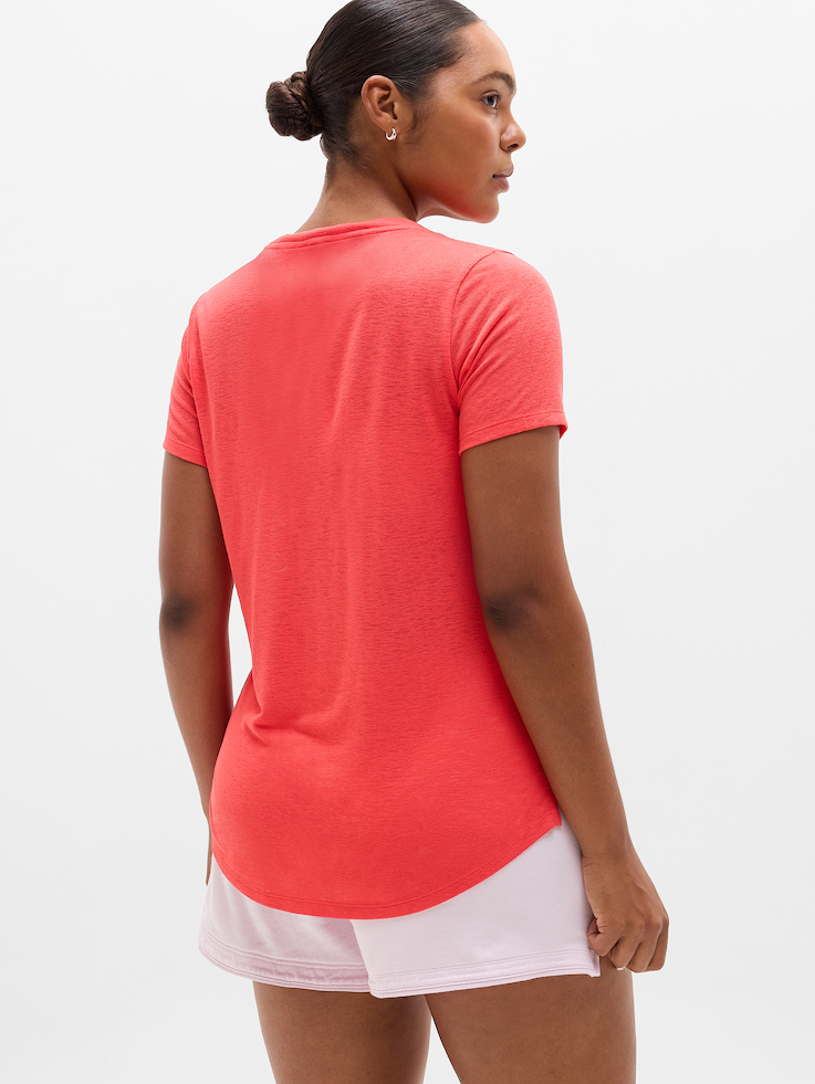 Image number 6 showing, Breezy Scoop V-Neck Tee