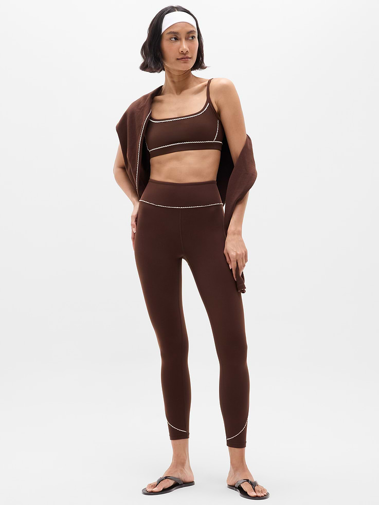Image number 2 showing, Square Neck Picot Sports Bra A-C