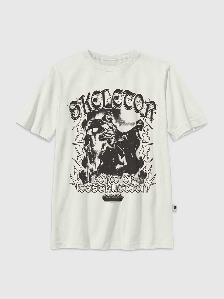 Image 1 of 3, Soft cotton T-shirt., Crewneck., Short sleeves., Officially licensed Masters Of The Universe graphic at front., Fifth Sun is an internationally recognized manufacturer of exclusive licensed graphic apparel and innovative fashions for premium brands like Star Wars, Disney, Marvel, and Nintendo.